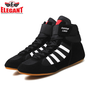 รองเท้ามวยสำหรับฝึกซ้อมแบบมืออาชีพ,รองเท้าเตะมวยสำหรับเทควันโดหนังแท้ - Product Image 4