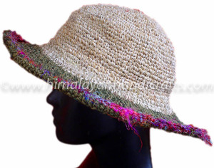 Chapeau à bord de fil spécial cuisine, vert et pinkinky, nouveau, 0006 - Product Image 1