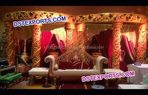 Mandril de boda de estilo indio, conjunto de mandril de boda de estilo indio, aspecto antiguo - Product Image 6