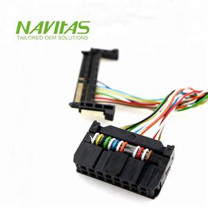 สายเคเบิล LVDS แบบกำหนดเองพร้อมขั้วต่อ IDC ขนาด 16 พิน 2.54 มม. รุ่น JAE FI-X 30 HE10 - Product Image 6