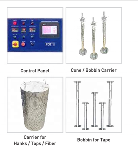 Mesin pencelupan benang Multi-Pot otomatis pabrikan India Top komponen pompa SS316L 150 g-2 kg/kapasitas pot pencelupan tekstil CE - Product Image 5