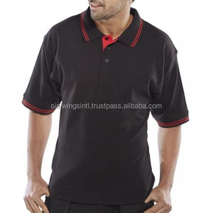 2025 hombres para camisetas de polo logotipo personalizado colores sólidos algodón poliéster tejido de punto teñido liso al por mayor - Product Image 4