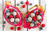 Dragon Fruit / Pitaya / Variété Rouge du Vietnam, 100% Naturel, Goût Sucré, Frais, Produit de Première Qualité