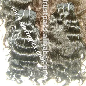 Bestseller India Hot 6A Haar.100 % unverarbeitetes menschliches Haar aus Indien. Tempel rohe menschliche Haare