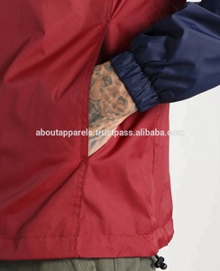 Anorak-Chaqueta y abrigo de nailon para hombre, Color blanco bloqueado, personalizado, 100%, PVC - Product Image 3