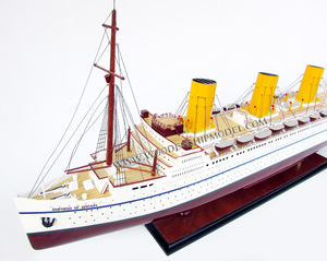 RMS EMMPRESS of BRITAIN WOODEN MODEL BOAT_ WOODEN HANDICRAFT MODEL - Product Image 1