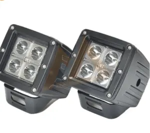 Unique Design IP68 Waterproof Good Quality 12W LED Work Light for Jeep Wrangler Motorcycle Accessories