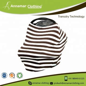 Unisex Organic Cotton Baby Car Seat Canopy Cover - Product Image 2
