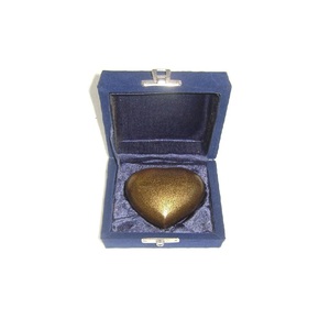 Fancy Heart Shape <b>Mini</b> Metal Brass Metal Keepsake Cremation <b>Urns</b> <b>for</b> <b>Ashes</b> Blue Marble Funeral Keepsake <b>Urns</b> <b>for</b> Cremation Use - Product Image 3