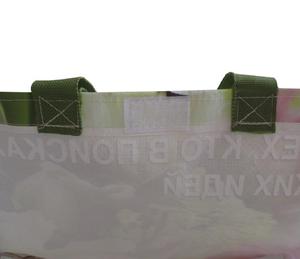 YOU & METRO 120gsm Vietnam PP tejido no tejido laminación bolsa de compras de mango medio KD6533 modelo con patrón Floral - Product Image 3