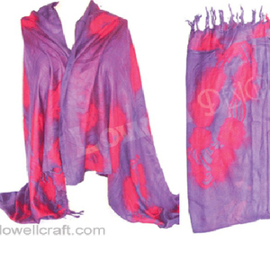 Cotton Viscose Tie Dye Scarf - Product Image 1