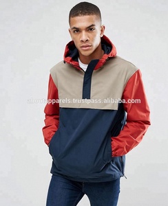 Chaquetas cortavientos Anorak transpirables de nailon ligero con capucha y cierre de botones con capucha y Capucha ajustable al por mayor - Product Image 2