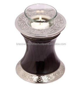 Tealight Awareness purple Cremation By Brassworld India Funeral Supplies - Product Image 4