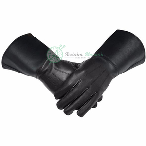 Guantes de Cuero para Tamborista Masónico ACCLAIM MASONIC INTERNATIONAL AMI-091 - Diseño Personalizado, Todos los Colores Disponibles - Product Image 1