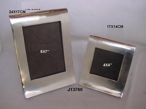 Aluminium <b>Photo</b> <b>Frame</b> in <b>Mirror</b> Polish Mat Nickel-Durable Metal <b>Photo</b> <b>Frame</b> in Various Finishes - Product Image 3