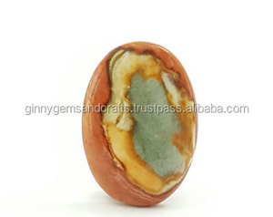 พลอยแจสเปอร์หลากสีทรงหลังเบี้ย - Product Image 6