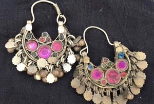 ที่มีสีสันที่ไม่ซ้ำกันอัฟกานิสถานต่างหูวินเทจ - Product Image 4