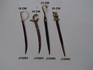 Abridor de letras pulido con espejo, Accesorios de escritorio hechos en latón, abridor de letras de Metal - Product Image 2