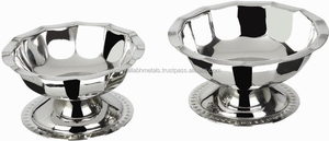 Ensemble de 4 bols à crème glacée en métal écologique Technique polie - Product Image 3