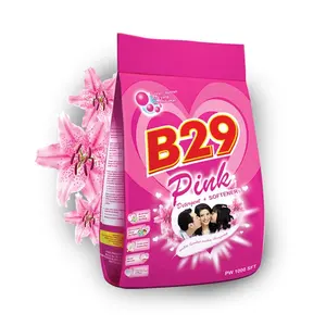 Détergent en poudre rose B29 + adoucissant économique et pratique - Product Image 1