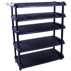 New Deals Top Selling 5 Tier Shoe Rack with U Stand Umbrella Holder with Nicer Structure Arrangement Possible to Put More Shoes