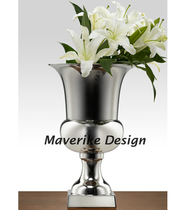 คริสตัลโลหะทองแจกันดอกไม้ทําด้วยมือขนาดใหญ่โต๊ะแจกันดอกไม้สําหรับงานแต่งงานหน้าแรกตกแต่ง Centerpieces - Product Image 4