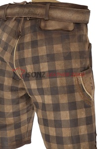 Short bavarois unisexe allemand Trachtenlederhose pour Costumes Oktoberfest Motif imprimé Plus Size Caractéristiques OEM Supply - Product Image 2