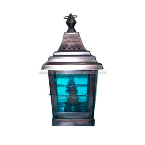 Metal & Glass Classic Lantern High Quality Metal Decorative <b>Candle</b> Lantern Lantern <b>Outdoor</b> Christmas Decorative - Product Image 1