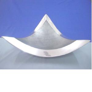 Cuenco de fruta triangular de lujo moderno personalizado, vajilla de aluminio esmaltada tallada ecológica para fiestas en casa, cocina de Spa - Product Image 1