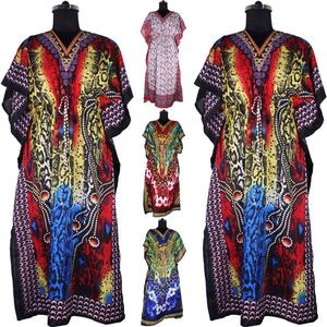 OEM ขายส่งแฟชั่นสไตล์อินเดียสุภาพสตรีชุดยาว Kaftan - Product Image 2