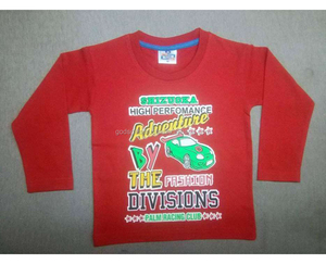 Camiseta Raglán para Niños, Cuello Redondo, Manga Larga, Estampado Lucky Charm, Algodón Orgánico OCS, Etiqueta Privada al por Mayor, India - Product Image 2