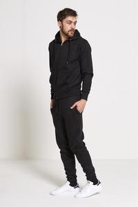 Conjunto Deportivo de Dos Piezas de Forro Polar para Hombre, Unisex, con Logotipo Personalizado, Cierre de Cremallera, Resistente al Viento, Corte Ajustado, Pantalones Deportivos de Poliéster y Elastano 2021 - Product Image 4
