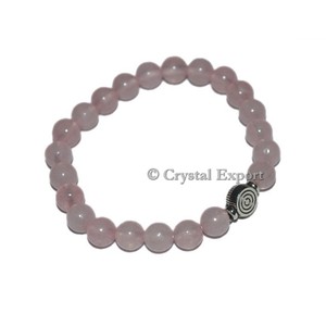Gemstone Rose Quartz <b>Bracelets</b> With Reiki - Product Image 1