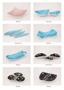 Plateau de bol en émail personnalisé de haute qualité plateau décoratif de Table centrale de vente chaude et tendance pour salade Fruits secs Sauce aux bonbons - Product Image 2