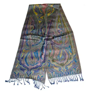 Stylish Jacquard Woven Patterns Scarf Muffler for Men Women Girls Fashionable Accessory for Winter Wear - Product Image 1