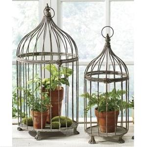 SMALL METAL DECORATIVE <b>BIRD</b> <b>CAGE</b> DECORATIVE <b>BIRD</b> <b>CAGE</b> UNIQUE GALVANIZED METAL <b>BIRD</b> <b>CAGE</b> - Product Image 4