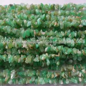 Natural rough chrysoprase chips nugget Uncut beads