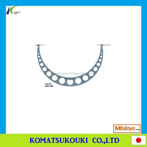 Premium Mitutoyo Outside <b>Micrometer</b> 103-137/103-913-40, Baked-enamel-finished Frame, Carbide Measuring Face With Ratchet Stop - Product Image 2