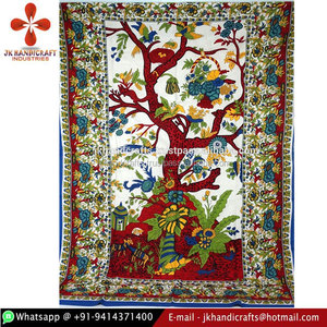 Venta al por mayor Árbol indio de la vida Tapiz Colgante de pared - Product Image 1