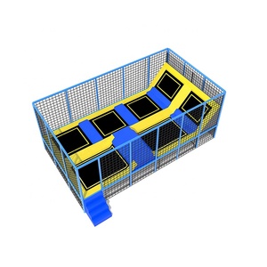 Trẻ em nhảy lớn trampoline vải trong nhà bán buôn thương mại thể dục hình chữ nhật đệm công viên để bán - Product Image 2