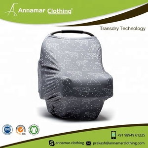 Soft Organic Cotton Baby Car Seat Canopy Cover - Product Image 6