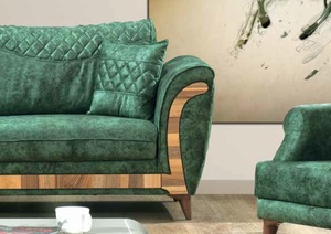 Ensemble de canapés Saheser en bois massif moderne pour appartement et hôpital - Product Image 3