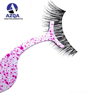 แหนบติดขนตาปลอมแบบมืออาชีพ สำหรับติดขนตาแบบกลุ่ม ทำจากสแตนเลส ปลายโค้ง ใช้สำหรับติดและถอดขนตา - Product Image 2