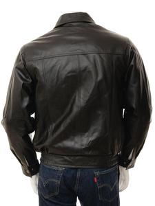 Chaqueta de cuero para hombre, nuevo diseño, hecho a medida - Product Image 2