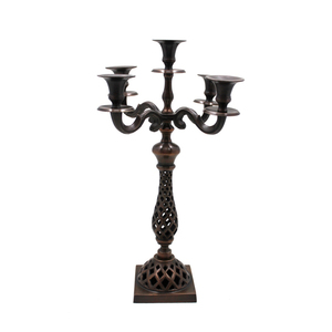 Home Decorative Luxury Designer Best Quality 5 Arm <b>Candelabra</b> Antique Design Pot Tub for Living Room Decor Also Handmade - Product Image 4