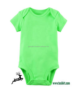 Ali Express Factory Direct Sale Tirupur Baby Organic Cotton Romper Newborn Infant Eco-Friendly Breathable Unisex Snap Button - Product Image 6