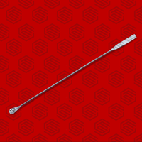 Micro spatules chimiques Spatules en acier inoxydable Spatules pour fournitures de laboratoire