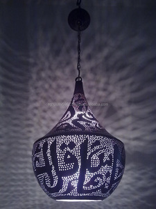 Zahereen Antique Copper Steel Mosaic Energy Saving Lampshade Hanging <b>Decorative</b> <b>Lamp</b> B 232 - Product Image 2