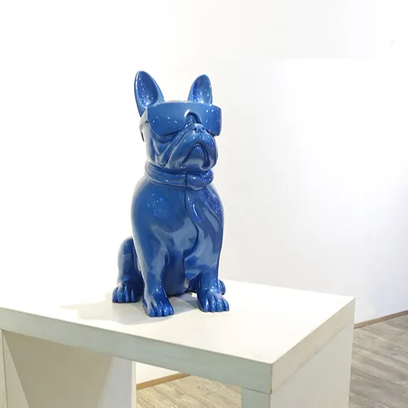 Polyresin statua Del Cane per la decorazione domestica