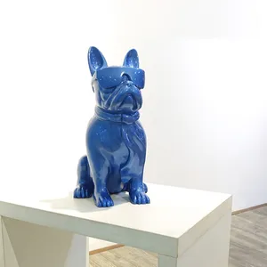Patung Anjing Polyresin untuk Dekorasi Rumah